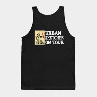 Urban Sketcher Sketching Artists Drawing Painting Tank Top